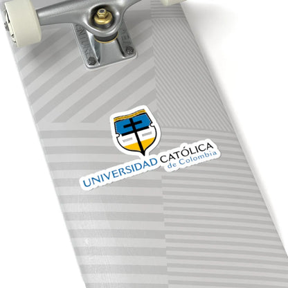 University Católica of Colombia logo (Colombia) (Coat of Arms) STICKER Vinyl Kiss-Cut Decal - The Sticker Space