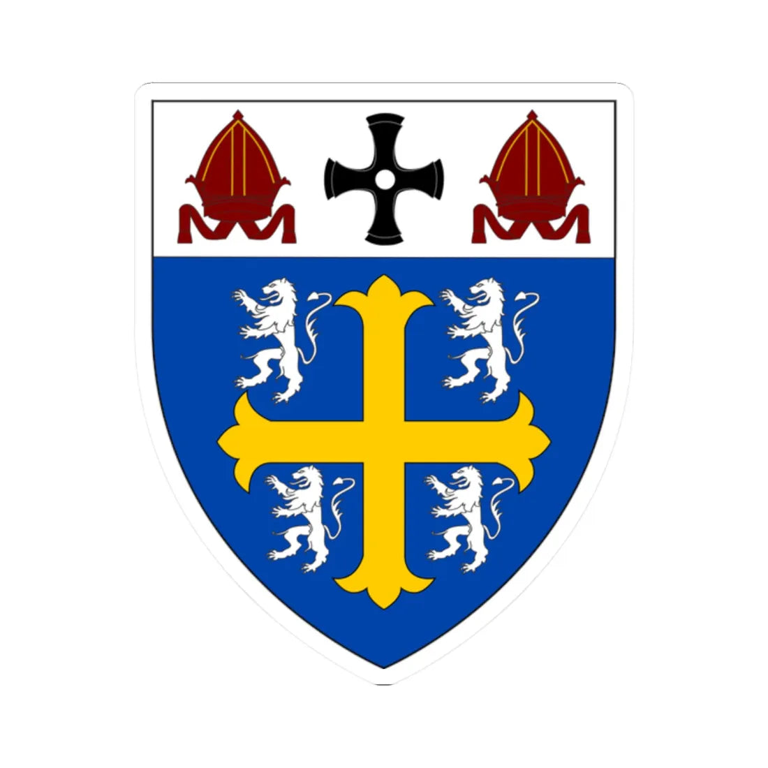 University College Durham (England) (Coat of Arms) STICKER Vinyl Kiss-Cut Decal 2 Inch White - The Sticker Space