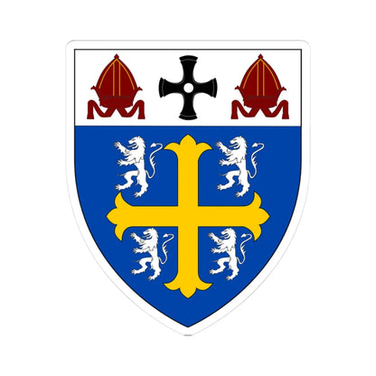 University College Durham (England) (Coat of Arms) STICKER Vinyl Kiss-Cut Decal 3 Inch White - The Sticker Space