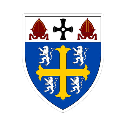 University College Durham (England) (Coat of Arms) STICKER Vinyl Kiss-Cut Decal 4 Inch White - The Sticker Space