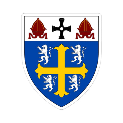 University College Durham (England) (Coat of Arms) STICKER Vinyl Kiss-Cut Decal 6 Inch White - The Sticker Space