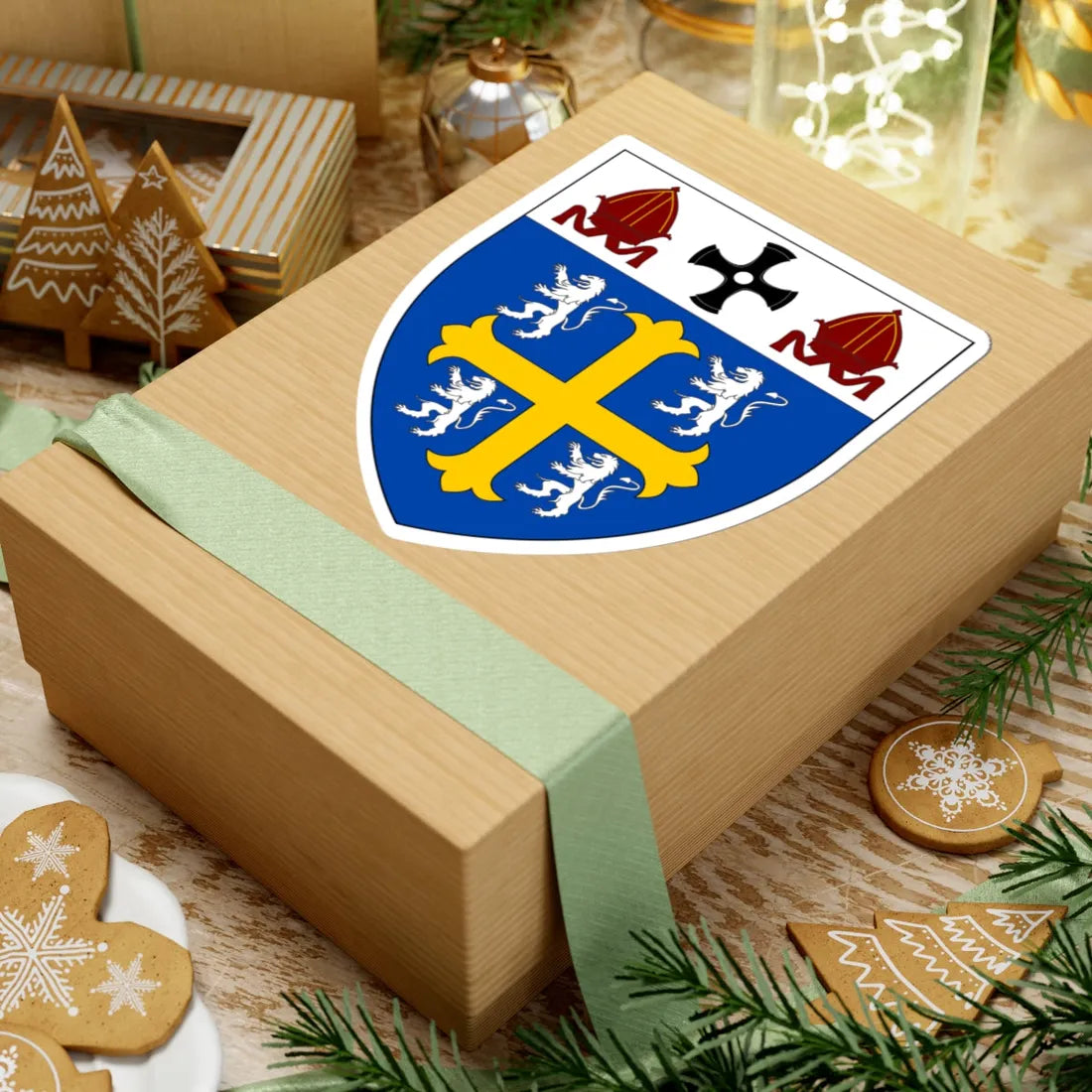 University College Durham (England) (Coat of Arms) STICKER Vinyl Kiss-Cut Decal - The Sticker Space