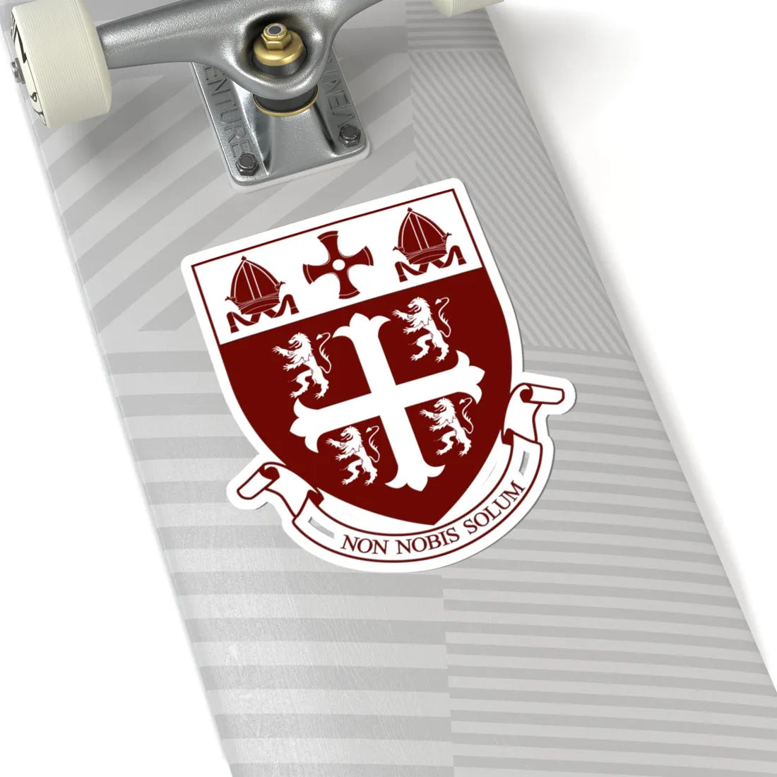 University College Durham Motto (England) (Coat of Arms) STICKER Vinyl Kiss-Cut Decal - The Sticker Space