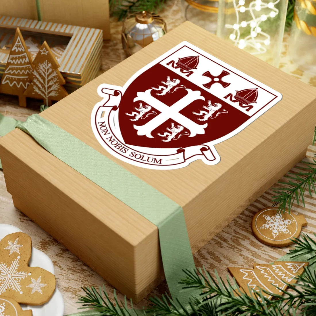 University College Durham Motto (England) (Coat of Arms) STICKER Vinyl Kiss-Cut Decal - The Sticker Space