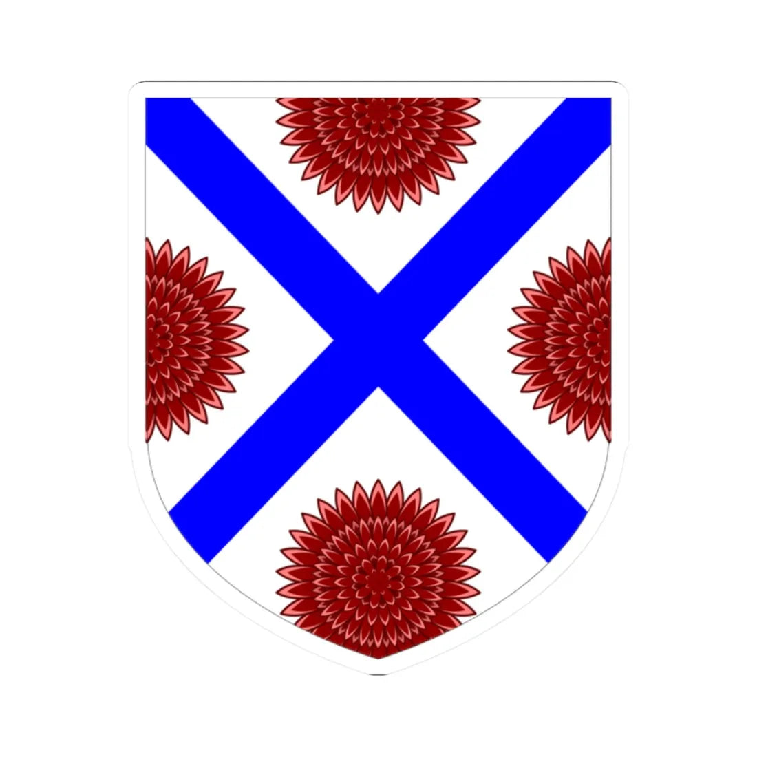 University for the Creative Arts arms (United Kingdom) (Coat of Arms) STICKER Vinyl Kiss-Cut Decal 2 Inch White - The Sticker Space