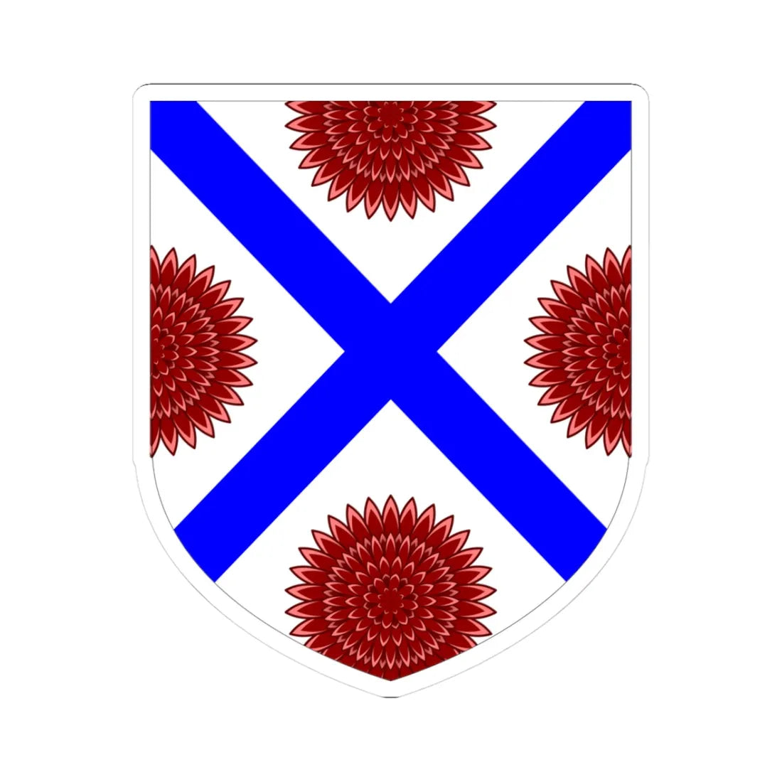 University for the Creative Arts arms (United Kingdom) (Coat of Arms) STICKER Vinyl Kiss-Cut Decal 3 Inch White - The Sticker Space