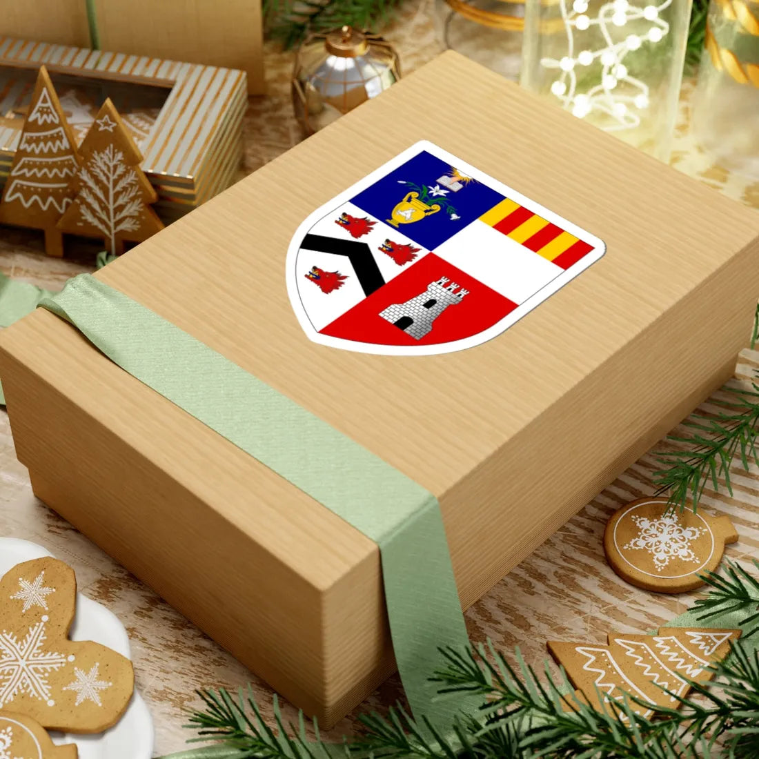 University of Aberdeen arms (Scotland) (Coat of Arms) STICKER Vinyl Kiss-Cut Decal - The Sticker Space