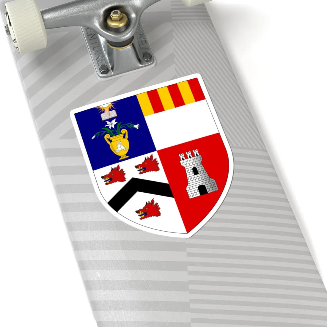 University of Aberdeen arms (Scotland) (Coat of Arms) STICKER Vinyl Kiss-Cut Decal - The Sticker Space