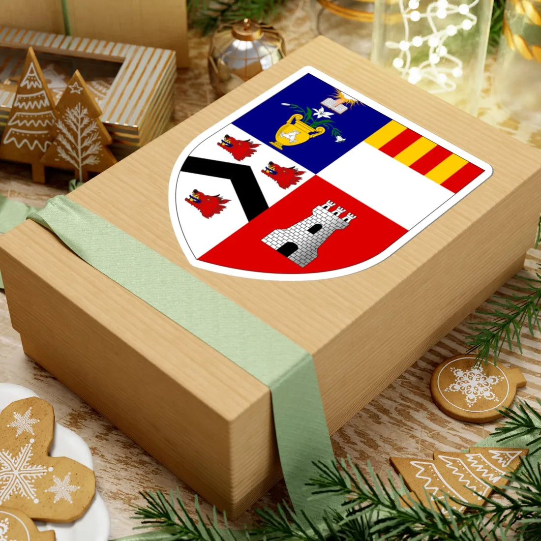 University of Aberdeen arms (Scotland) (Coat of Arms) STICKER Vinyl Kiss-Cut Decal - The Sticker Space