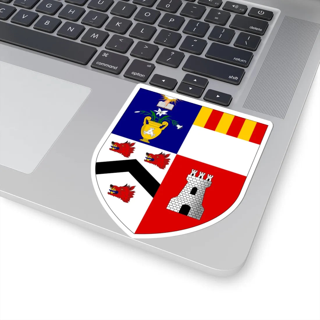University of Aberdeen arms (Scotland) (Coat of Arms) STICKER Vinyl Kiss-Cut Decal - The Sticker Space