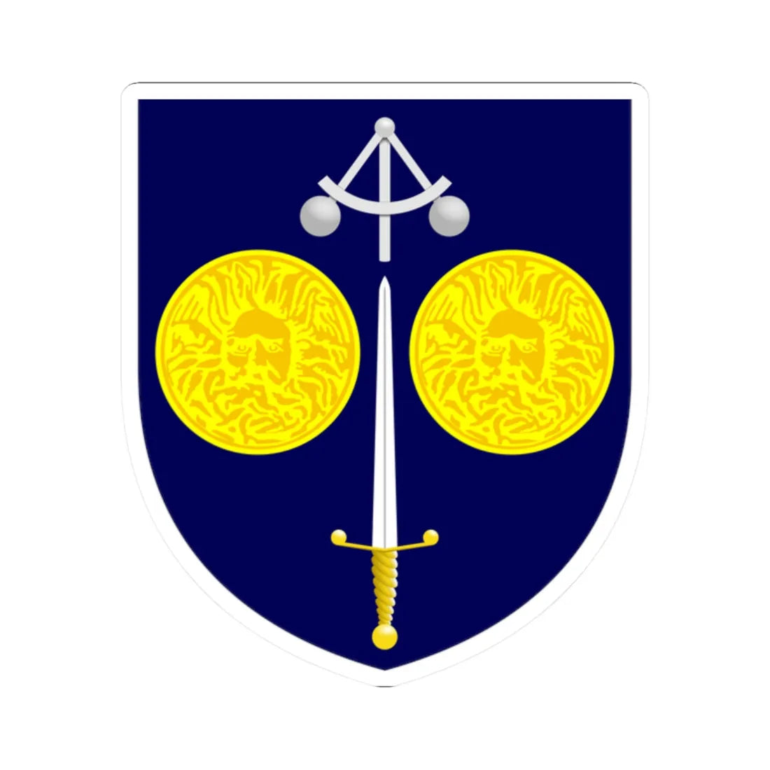 University of Bath arms (United Kingdom) (Coat of Arms) STICKER Vinyl Kiss-Cut Decal 2 Inch White - The Sticker Space