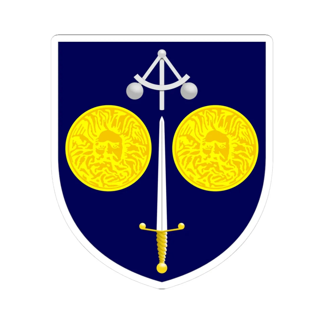 University of Bath arms (United Kingdom) (Coat of Arms) STICKER Vinyl Kiss-Cut Decal 3 Inch White - The Sticker Space