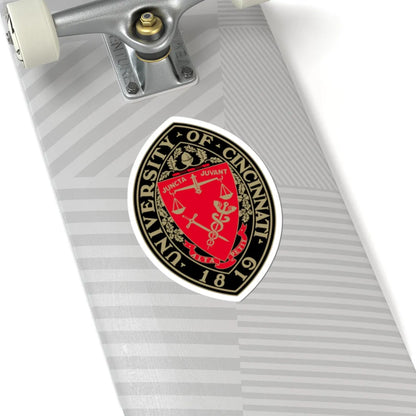 University of Cincinnati seal (United States) (Coat of Arms) STICKER Vinyl Kiss-Cut Decal - The Sticker Space