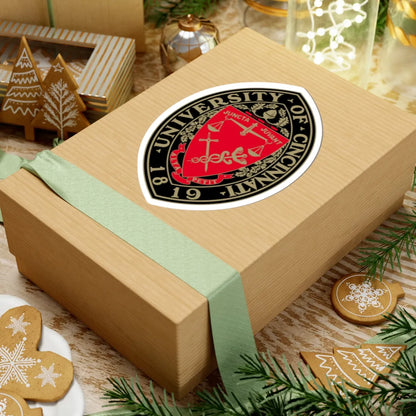 University of Cincinnati seal (United States) (Coat of Arms) STICKER Vinyl Kiss-Cut Decal - The Sticker Space