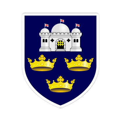 University of East Anglia arms (United Kingdom) (Coat of Arms) STICKER Vinyl Kiss-Cut Decal 6 Inch White - The Sticker Space