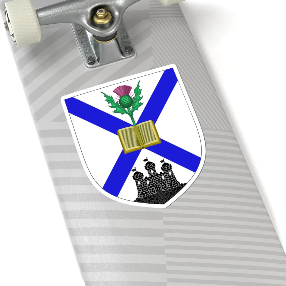 University of Edinburgh arms (Scotland) (Coat of Arms) STICKER Vinyl Kiss-Cut Decal - The Sticker Space