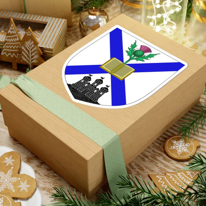 University of Edinburgh arms (Scotland) (Coat of Arms) STICKER Vinyl Kiss-Cut Decal - The Sticker Space