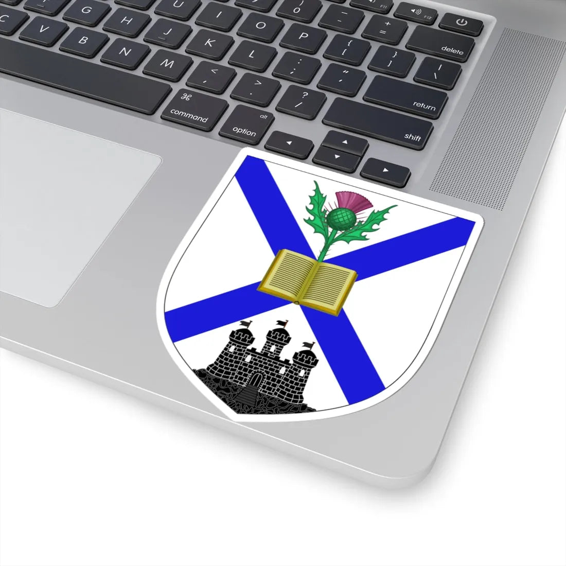 University of Edinburgh arms (Scotland) (Coat of Arms) STICKER Vinyl Kiss-Cut Decal - The Sticker Space