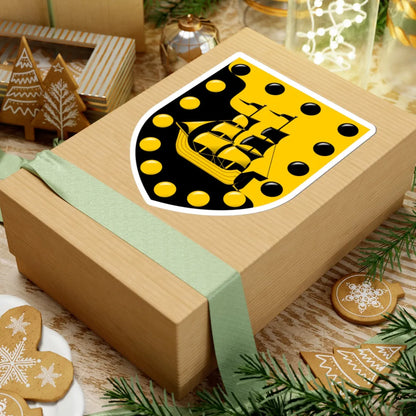 University of Falmouth arms (United Kingdom) (Coat of Arms) STICKER Vinyl Kiss-Cut Decal - The Sticker Space