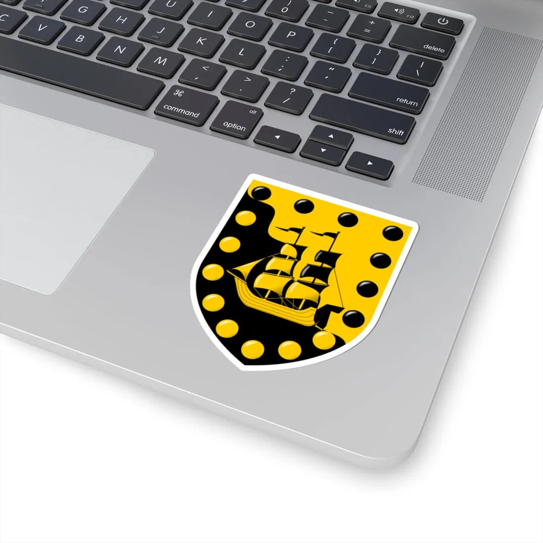 University of Falmouth arms (United Kingdom) (Coat of Arms) STICKER Vinyl Kiss-Cut Decal - The Sticker Space