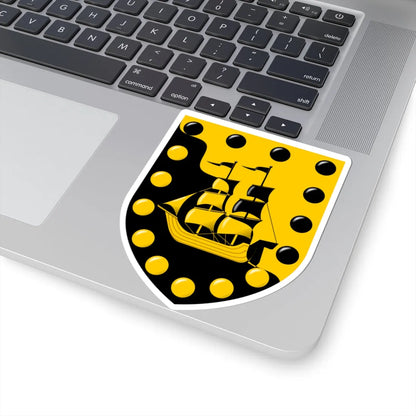 University of Falmouth arms (United Kingdom) (Coat of Arms) STICKER Vinyl Kiss-Cut Decal - The Sticker Space
