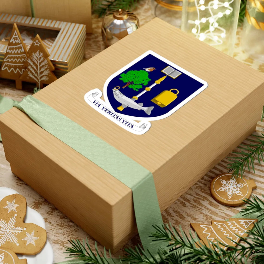 University of Glasgow arms (Scotland) (Coat of Arms) STICKER Vinyl Kiss-Cut Decal - The Sticker Space