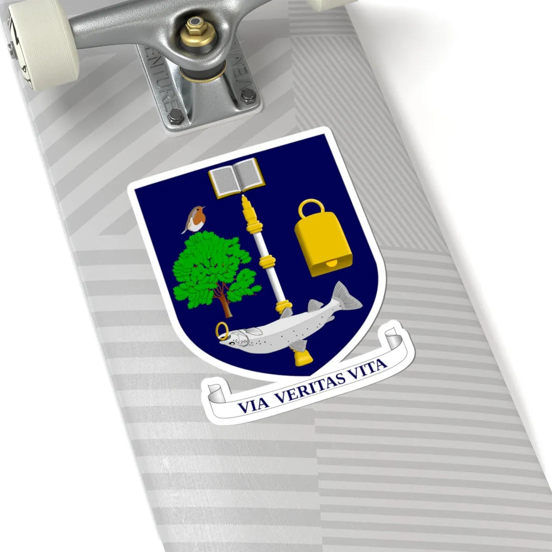 University of Glasgow arms (Scotland) (Coat of Arms) STICKER Vinyl Kiss-Cut Decal - The Sticker Space
