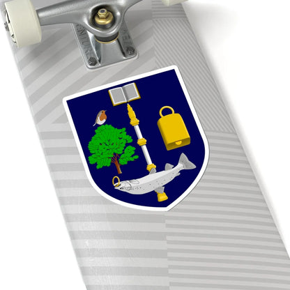University of Glasgow shield (Scotland) (Coat of Arms) STICKER Vinyl Kiss-Cut Decal - The Sticker Space