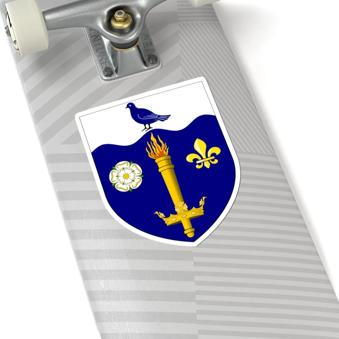 University of Hull arms (United Kingdom) (Coat of Arms) STICKER Vinyl Kiss-Cut Decal - The Sticker Space