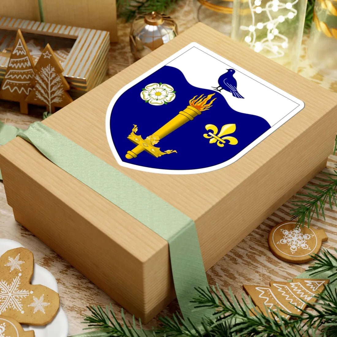 University of Hull arms (United Kingdom) (Coat of Arms) STICKER Vinyl Kiss-Cut Decal - The Sticker Space