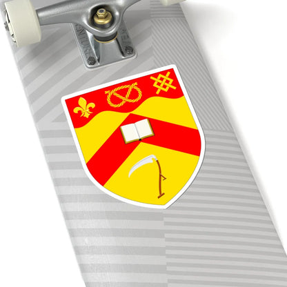 University of Keele arms (United Kingdom) (Coat of Arms) STICKER Vinyl Kiss-Cut Decal - The Sticker Space