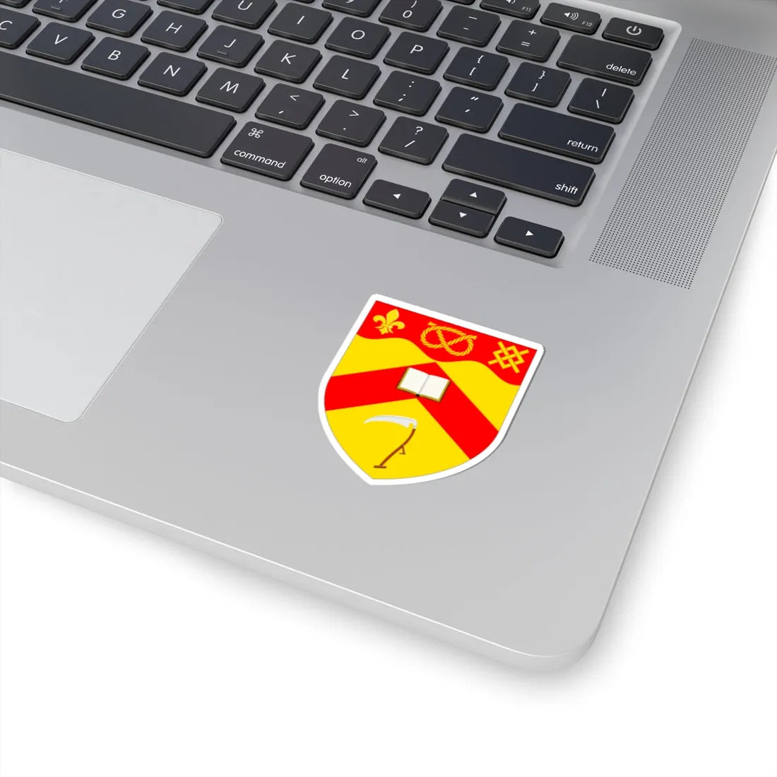University of Keele arms (United Kingdom) (Coat of Arms) STICKER Vinyl Kiss-Cut Decal - The Sticker Space