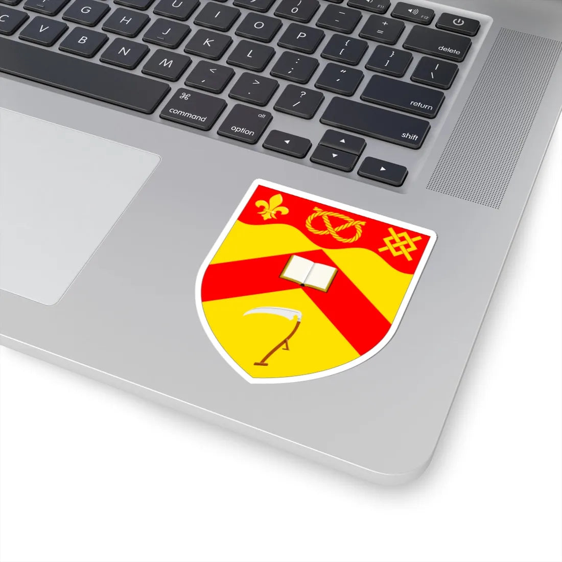University of Keele arms (United Kingdom) (Coat of Arms) STICKER Vinyl Kiss-Cut Decal - The Sticker Space