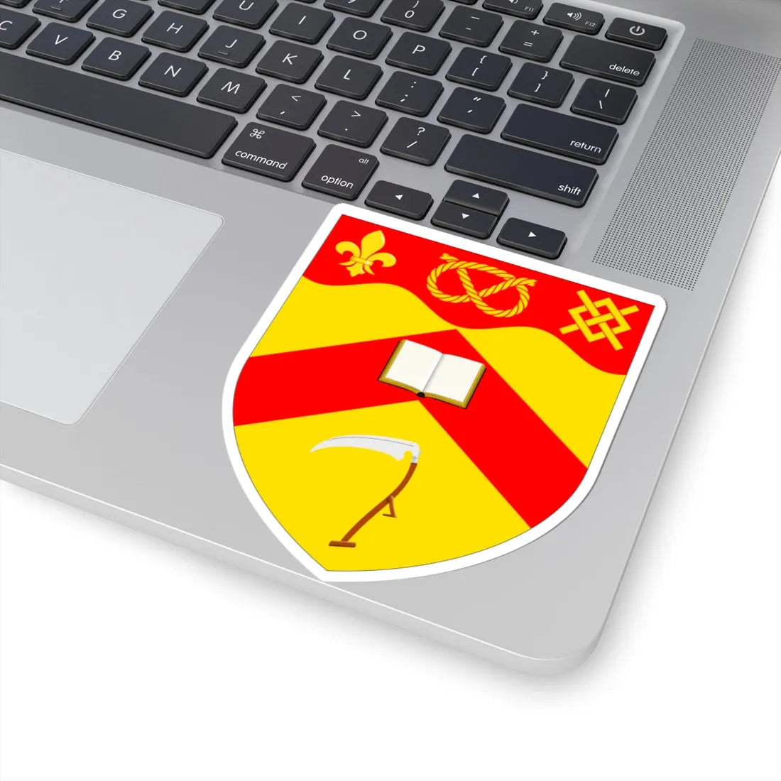 University of Keele arms (United Kingdom) (Coat of Arms) STICKER Vinyl Kiss-Cut Decal - The Sticker Space