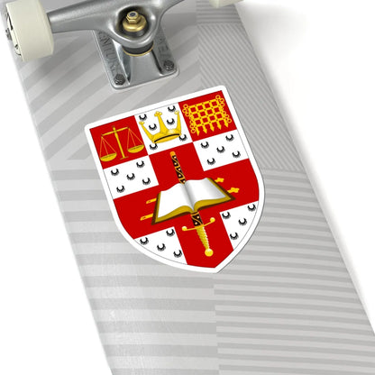 University of Law arms (United Kingdom) (Coat of Arms) STICKER Vinyl Kiss-Cut Decal - The Sticker Space