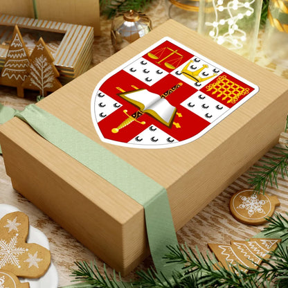 University of Law arms (United Kingdom) (Coat of Arms) STICKER Vinyl Kiss-Cut Decal - The Sticker Space