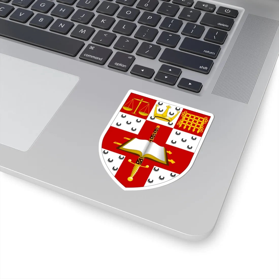 University of Law arms (United Kingdom) (Coat of Arms) STICKER Vinyl Kiss-Cut Decal - The Sticker Space