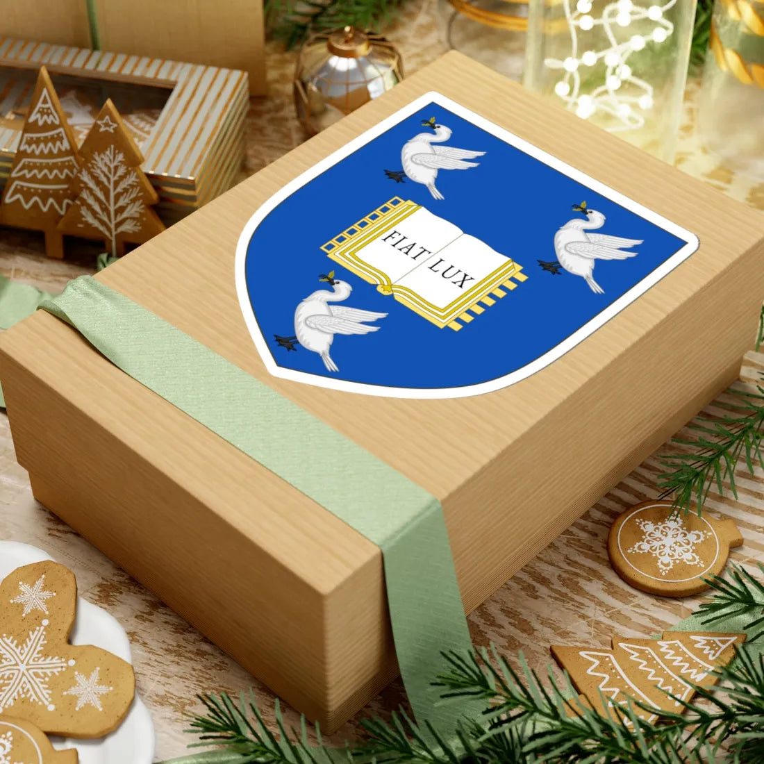 University of Liverpool Arms Shield Only (United Kingdom) (Coat of Arms) STICKER Vinyl Kiss-Cut Decal - The Sticker Space