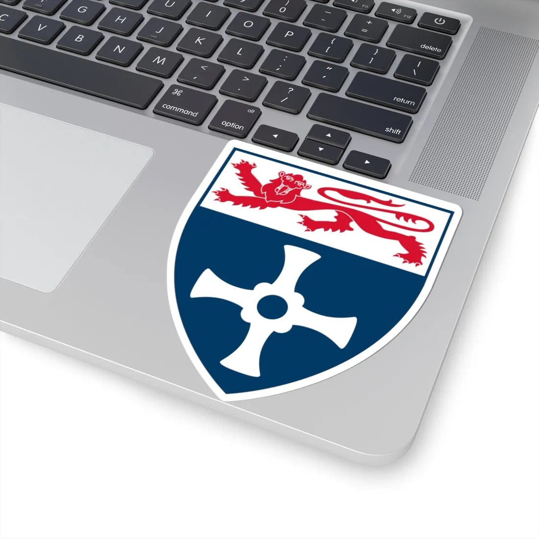 University of Newcastle Coat of Arms (United Kingdom) (Coat of Arms) STICKER Vinyl Kiss-Cut Decal - The Sticker Space