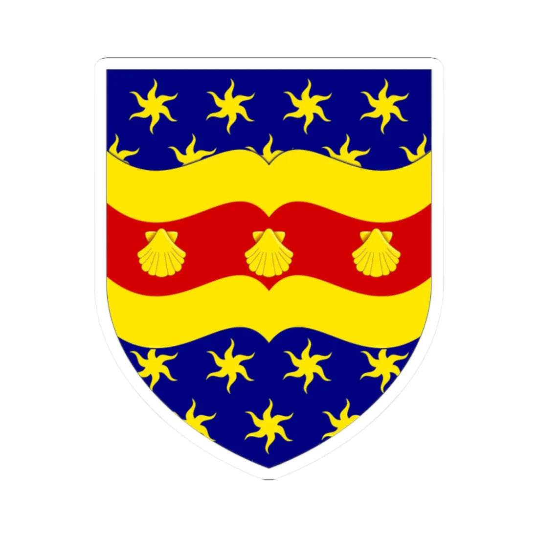 University of Plymouth arms (United Kingdom) (Coat of Arms) STICKER Vinyl Kiss-Cut Decal 2 Inch White - The Sticker Space