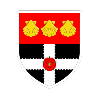University of Reading arms (United Kingdom) (Coat of Arms) STICKER Vinyl Kiss-Cut Decal 4 Inch White - The Sticker Space