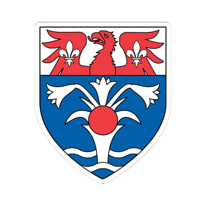 University of Saint Mary of the Lake Mundelein Seminary (United States) (Coat of Arms) STICKER Vinyl Kiss-Cut Decal 4 Inch White - The Sticker Space