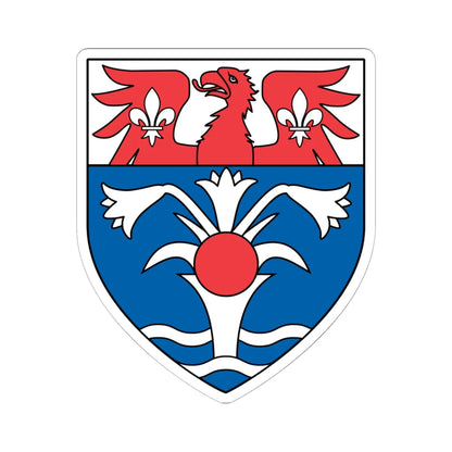 University of Saint Mary of the Lake Mundelein Seminary (United States) (Coat of Arms) STICKER Vinyl Kiss-Cut Decal 6 Inch White - The Sticker Space