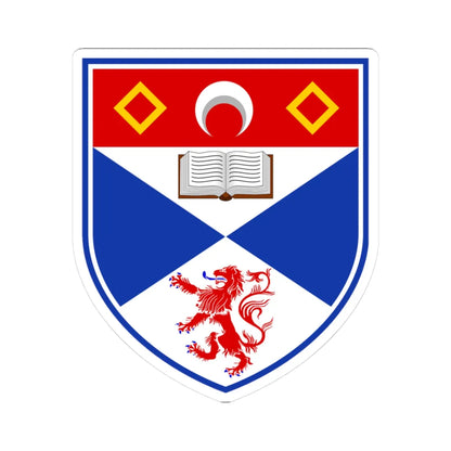 University of St Andrews arms (United Kingdom) (Coat of Arms) STICKER Vinyl Kiss-Cut Decal 3 Inch White - The Sticker Space