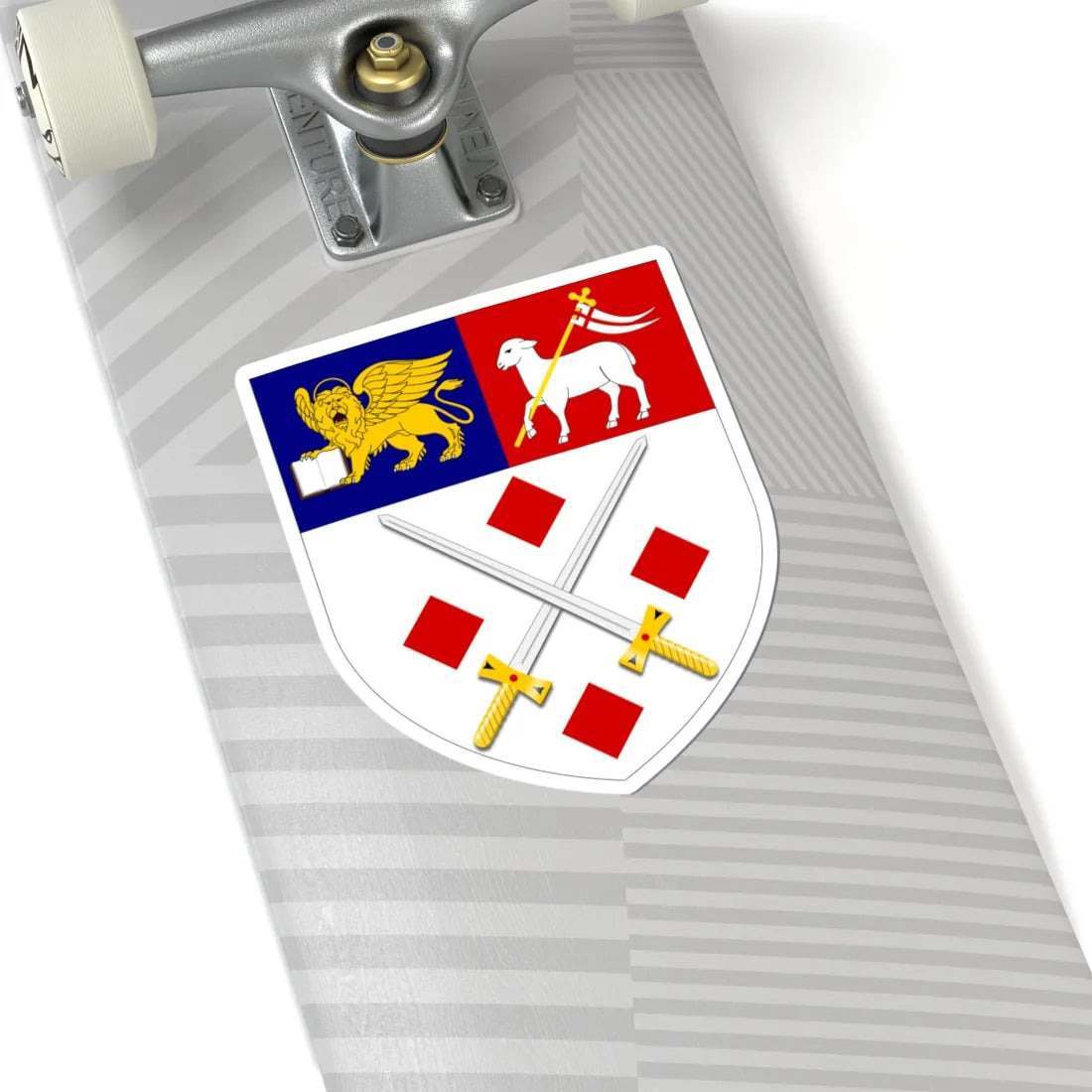 University of St Mark and St John arms (United Kingdom) (Coat of Arms) STICKER Vinyl Kiss-Cut Decal - The Sticker Space