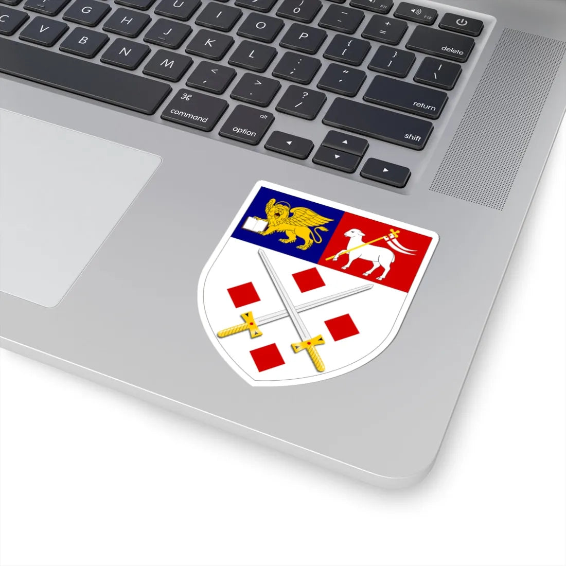 University of St Mark and St John arms (United Kingdom) (Coat of Arms) STICKER Vinyl Kiss-Cut Decal - The Sticker Space