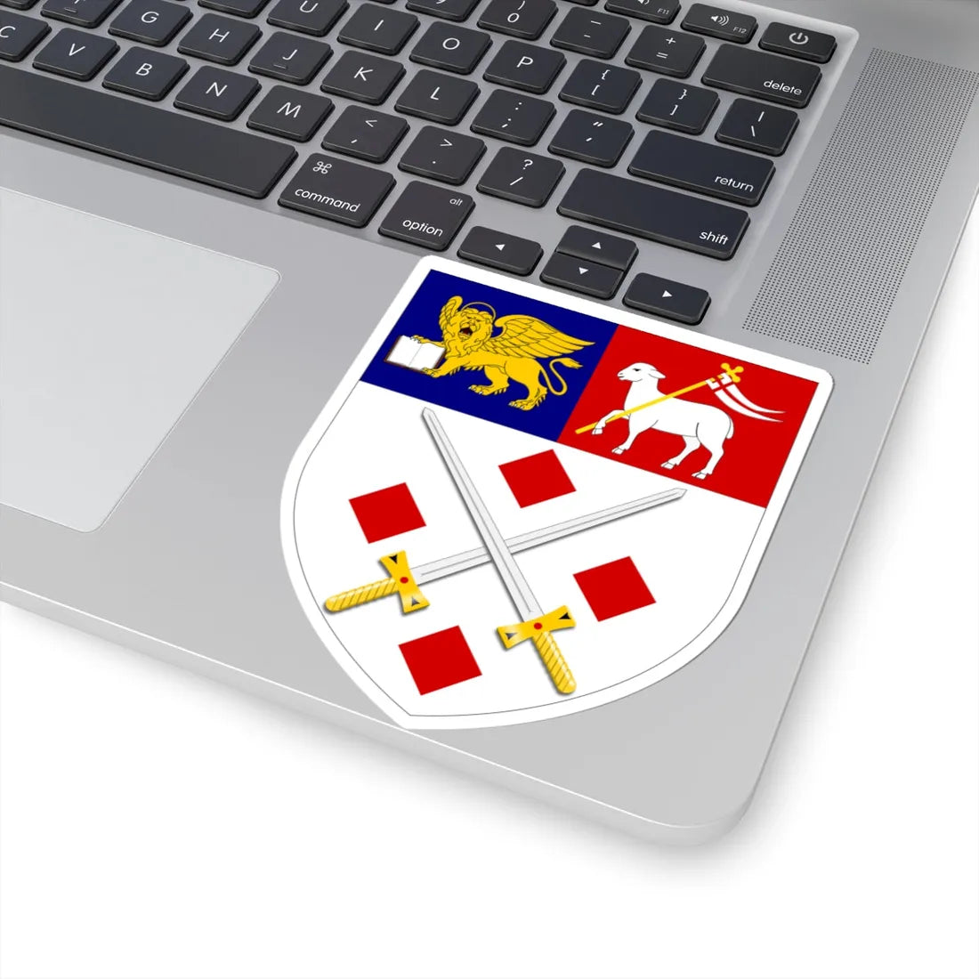 University of St Mark and St John arms (United Kingdom) (Coat of Arms) STICKER Vinyl Kiss-Cut Decal - The Sticker Space
