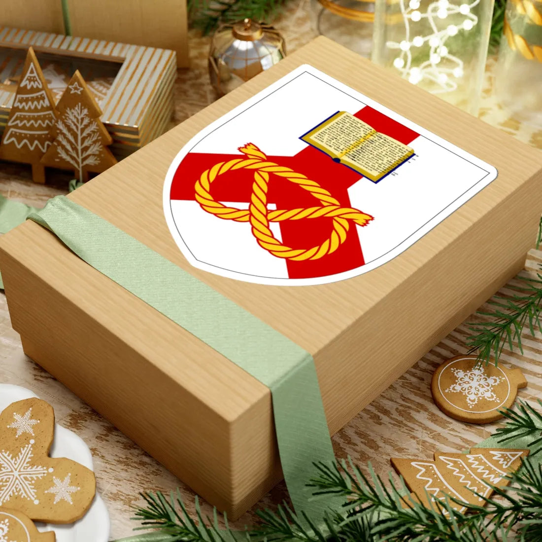 University of Staffordshire arms (United Kingdom) (Coat of Arms) STICKER Vinyl Kiss-Cut Decal - The Sticker Space