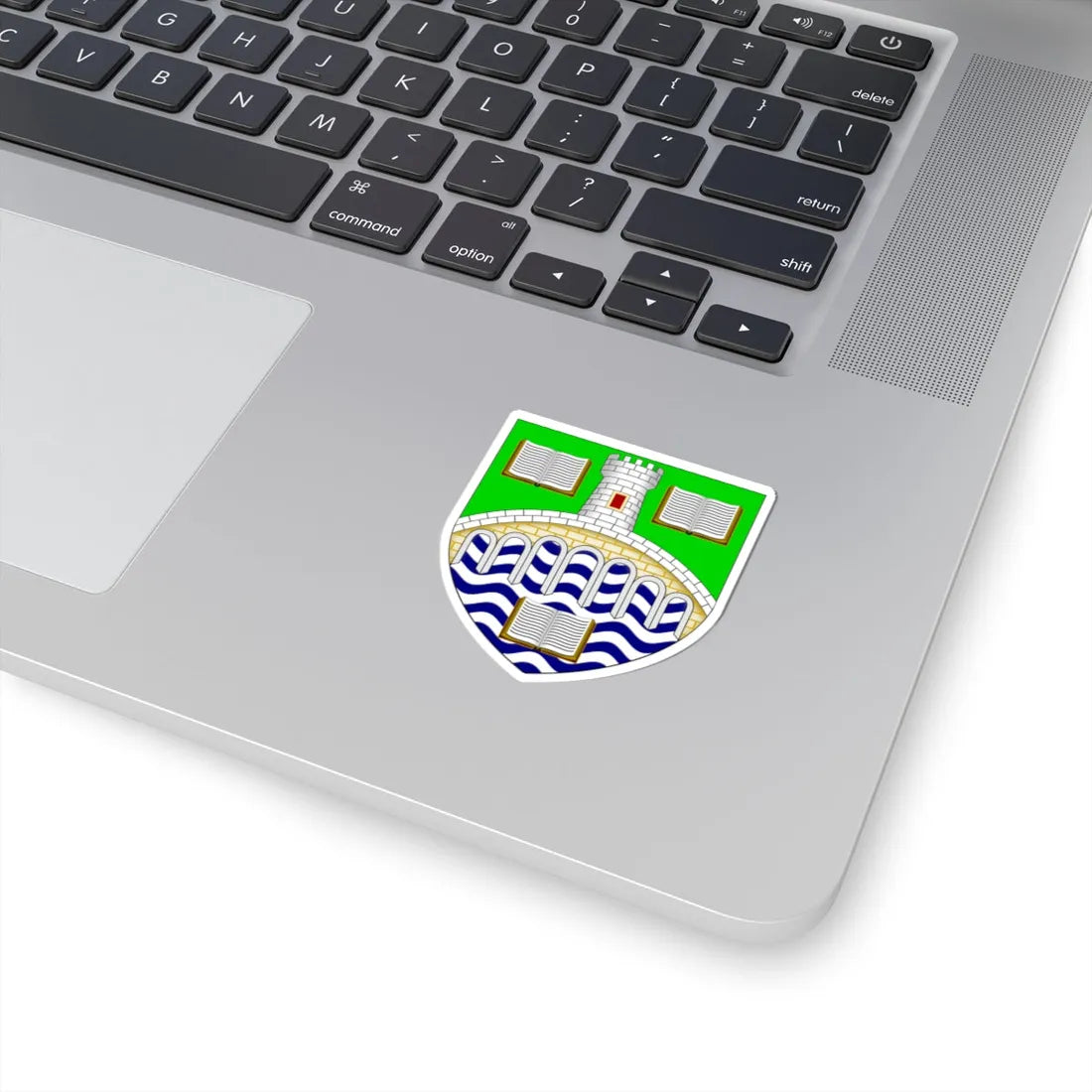 University of Stirling arms (Scotland) (Coat of Arms) STICKER Vinyl Kiss-Cut Decal - The Sticker Space
