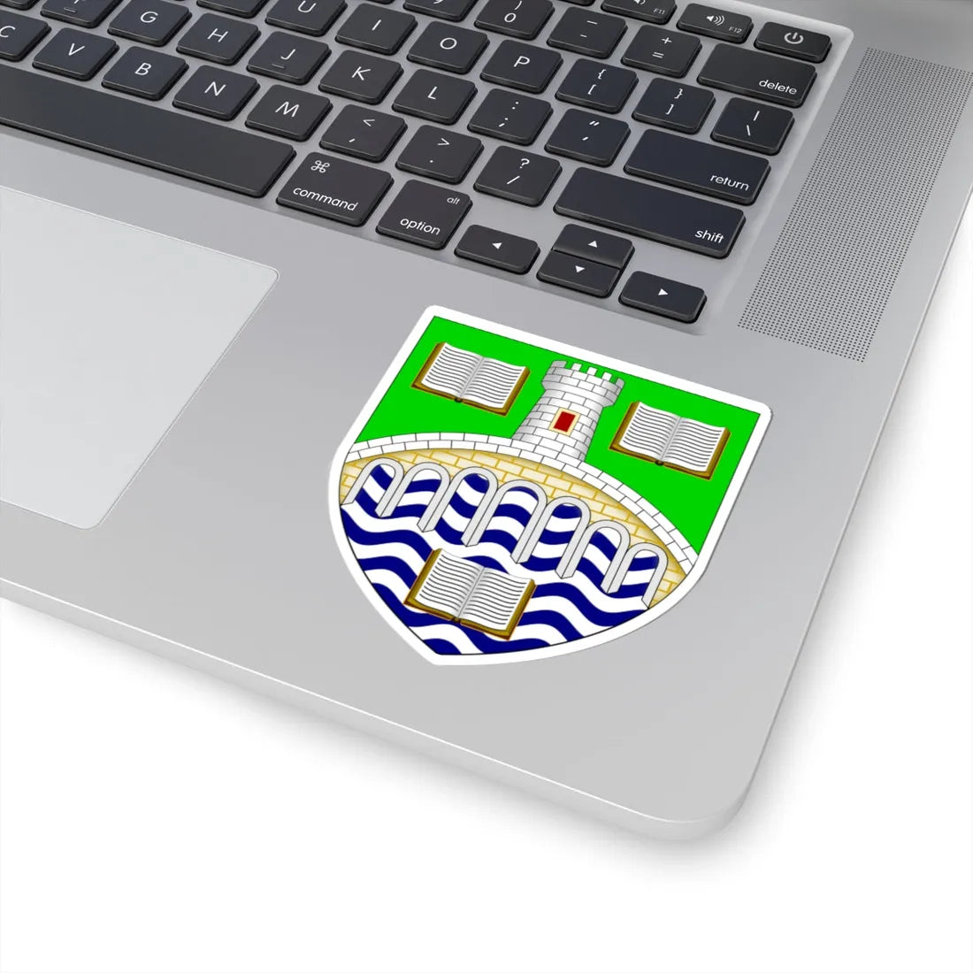 University of Stirling arms (Scotland) (Coat of Arms) STICKER Vinyl Kiss-Cut Decal - The Sticker Space